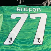Juventus Fotbollströjor Barn 2021-22 Gianluigi Buffon 77 Målvakt Hemma Matchtröja